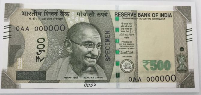 New Indians Rs 500 Note