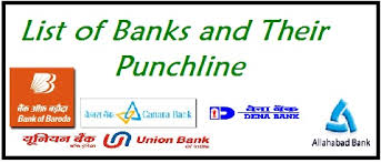 Tagline of different Indian Banks
